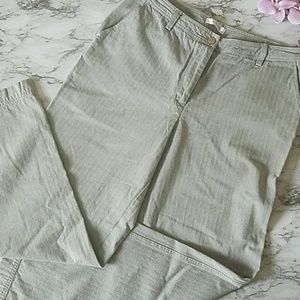 Isaac Mizrahi Cotton Dress Pants